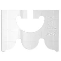 Grace Accessory: Ruler Template 2” Circle Quilting with 1/4 inch thickness