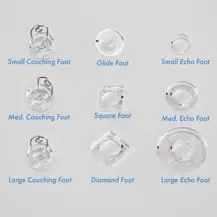 Grace Accessory: Foot Set 9-piece Hopping for all Q'nique X Machines
