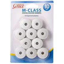 Grace Accessory: M-Class Bobbins for Longarm Sewing Machines Qty 10