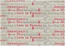 Christmas Linen Look Fabric 140cm - Text - Grey