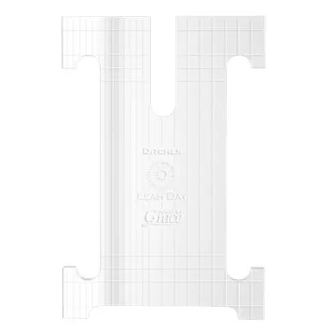 Grace Accessory: Ruler Template Ditcher with 1/4 inch thickness