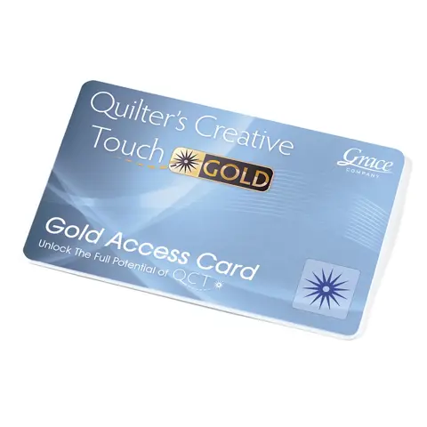 Grace Accessory: QuiltMotion Quilters Creative Touch Gold Access Card - One Year Subscription