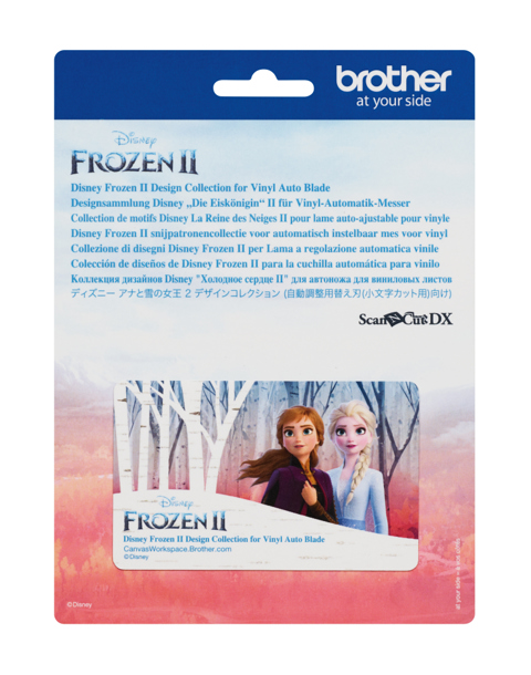 ScanNCut:  Disney Frozen II Design Collection for Vinyl Auto Blade - SDX Models