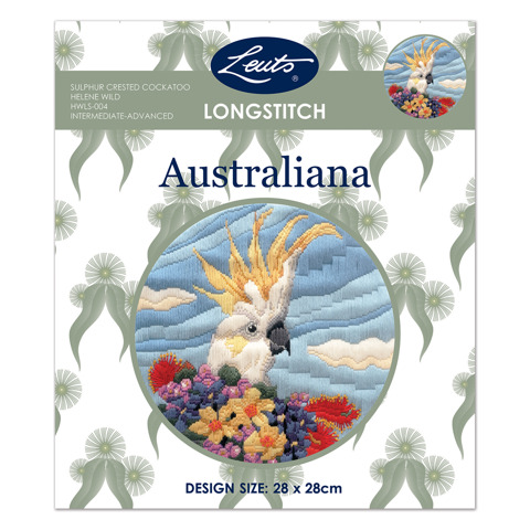 Helene Wild Longstitch 28cm - Sulphur Crested Cockatoo