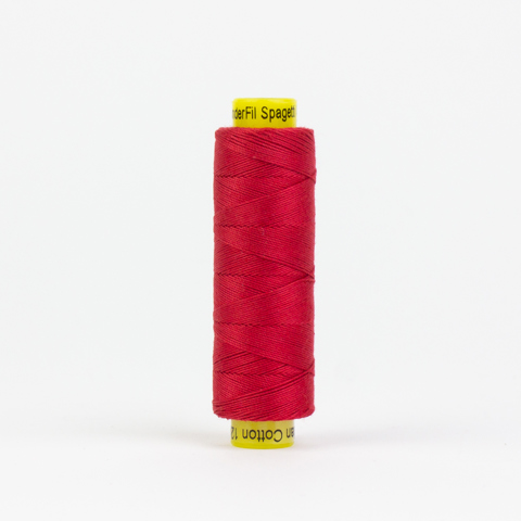 Spagetti - 12wt Double Gassed Egyptian Cotton - SPS - 100m (109yd) Bright Warm Red